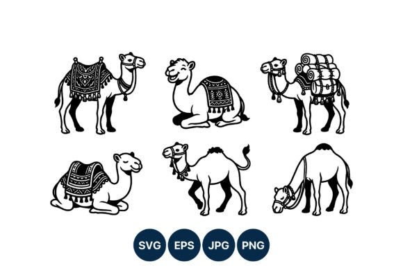 Black Camel Vector Art: A Practical Guide to Ornamental Illustrations