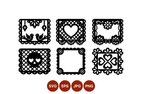 Black Silhouette Hearts Skull Birds: Elevating Design with High-Contrast Vector Art