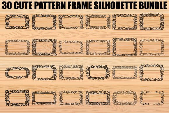 Cute Pattern Frame SVG Bundle Guide