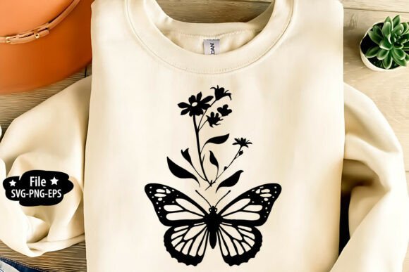 Elevating Apparel with the Butterfly T-Shirt Design SVG PNG EPS JPG