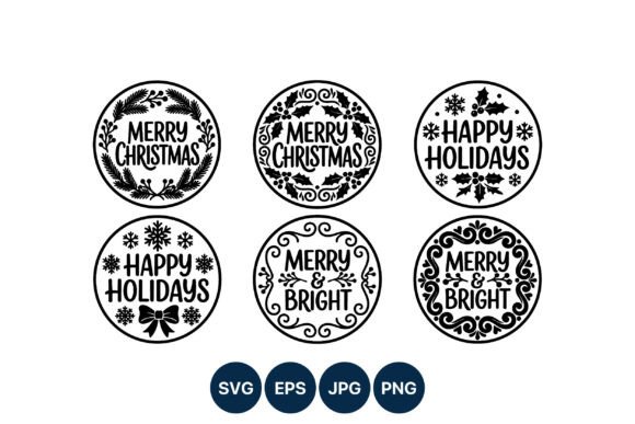 Elevating Seasonal Branding with Classic Black and White Holiday Labels