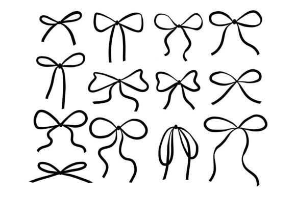 Evaluating the Bow Ribbon SVG Bundle Doodle Line Art for Creative Projects