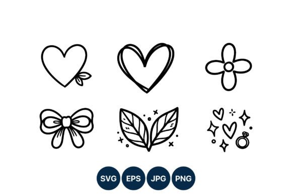 Hand Drawn Hearts Flowers Leaves Bow: A Practical Guide to Versatile Vector Assets
