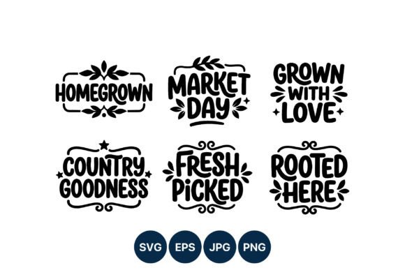 Hand Lettering Fresh Picked Homegrown: Elevating Your DIY Projects with Rustic Charm