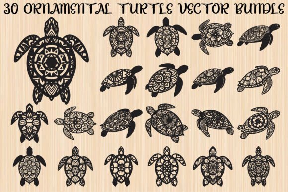 Harmonizing Nature and Precision: The Strategic Value of the Ornamental Mandala Turtle Design Bundle