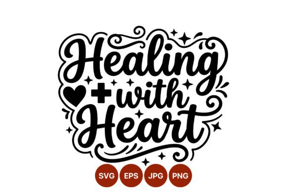 Healing with Heart Calligraphic: Elevating Your Creative Projects with Meaningful Design