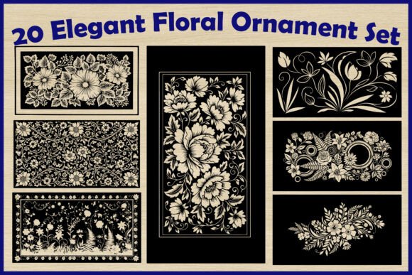 Mastering the 20 Elegant Floral Ornament Bundle for Professional Design Results