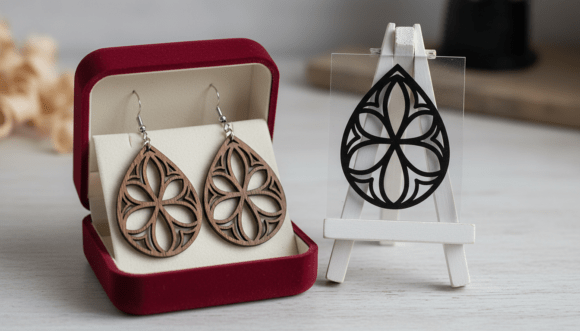 Mastering the Floral Teardrop Earring Laser Cut Design for Professional Results
