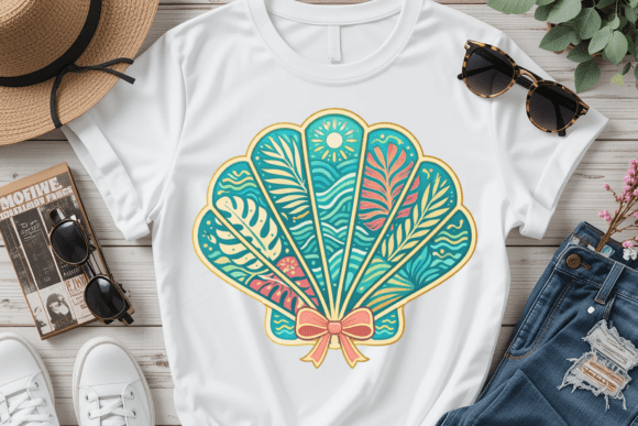 Strategic Visual Assets: Leveraging Tropical Seashell Ocean Nature Art PNG for Brand Growth