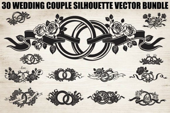 Wedding Rings Silhouette Bundle Guide